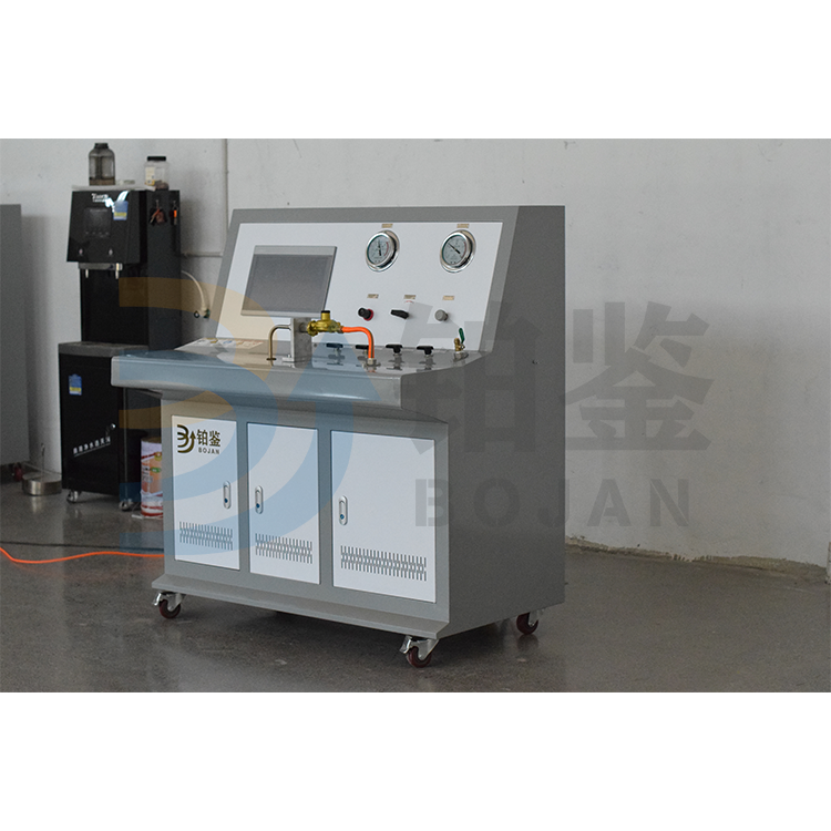瓶裝液化石油氣調(diào)壓器關(guān)閉壓力、出口壓力試驗(yàn)臺(tái)
